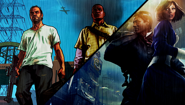 EvdWV over GTA V en Bioshock Infinite