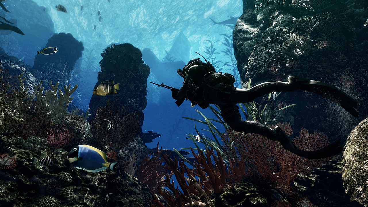 Call of Duty: Ghosts Into The Deep Underwater Gameplay