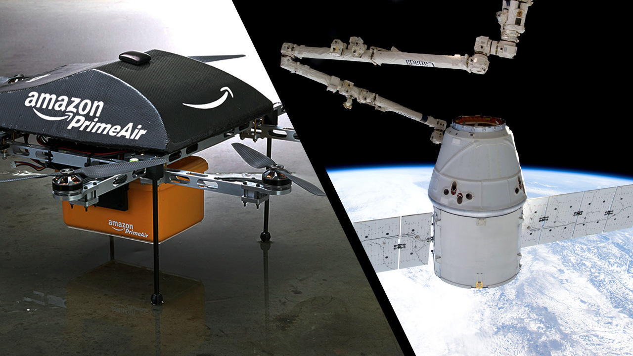 Techkings met Amazon Prime Air en SpaceX