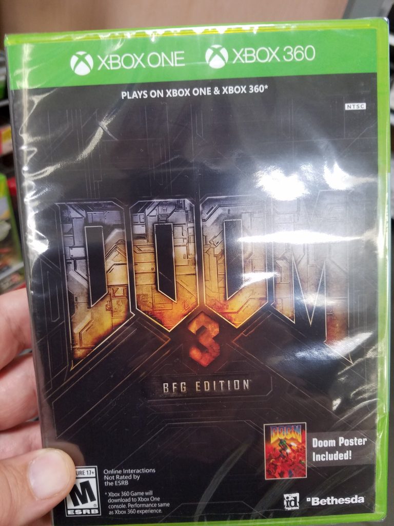 Doom 3 Xbox One-verpakking