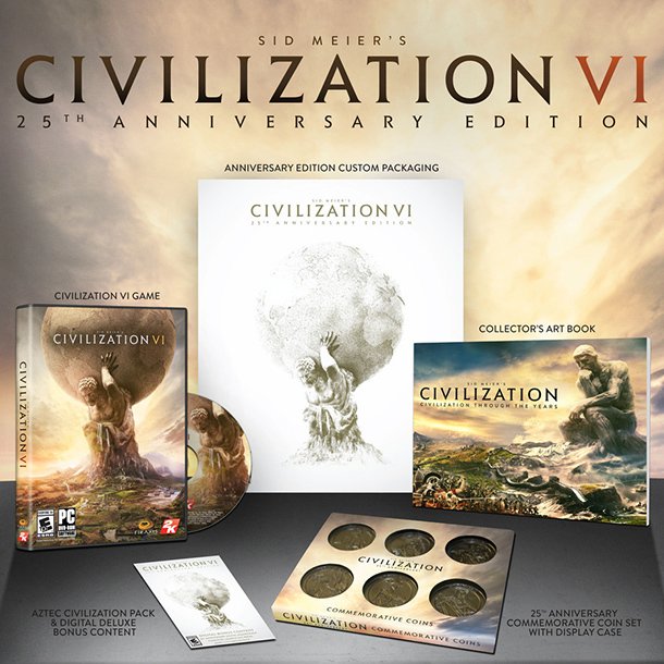 25th Anniverary Edition Civilization 6