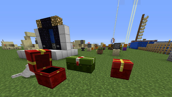Minecraft Christmas update gespot in een nieuw screenshot