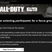 Activision stelt een gamers focus groep samen voor Call of Duty