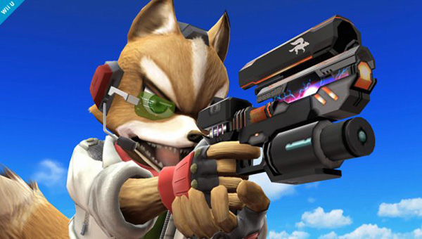 Nieuw Super Smash Bros. Wii U-screenshot toont Fox McCloud's blaster