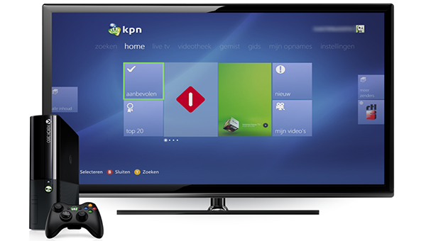 De KPN iTV Online app is nu beschikbaar voor de Xbox 360