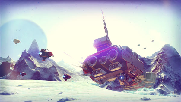 Hello Games onthult screenshots van No Man's Sky