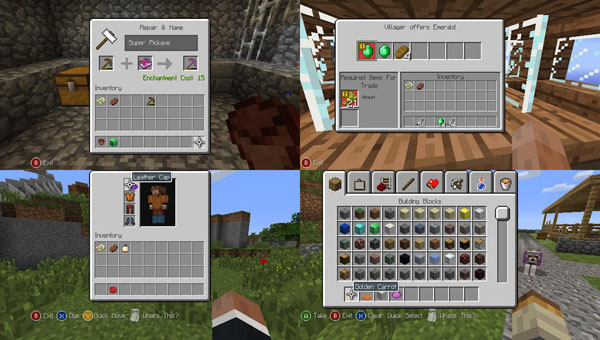 Screenshots van Minecraft: Xbox 360 Edition update 14