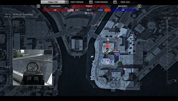 Spectator Mode keert terug in Battlefield 4 - Tabletop view