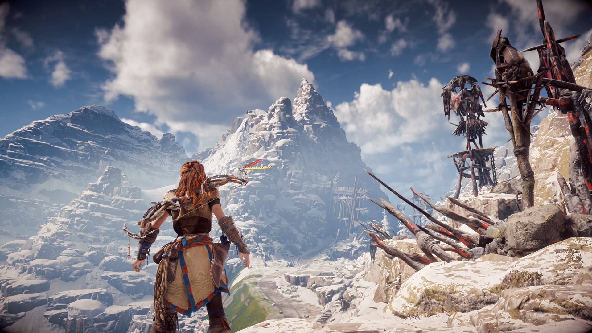 Horizon zero dawn remastered обзор. Horizon Zero Dawn на ПК. Хорайзон Титаны. Горы хорайзон. Horizon Zero Dawn (ps4).