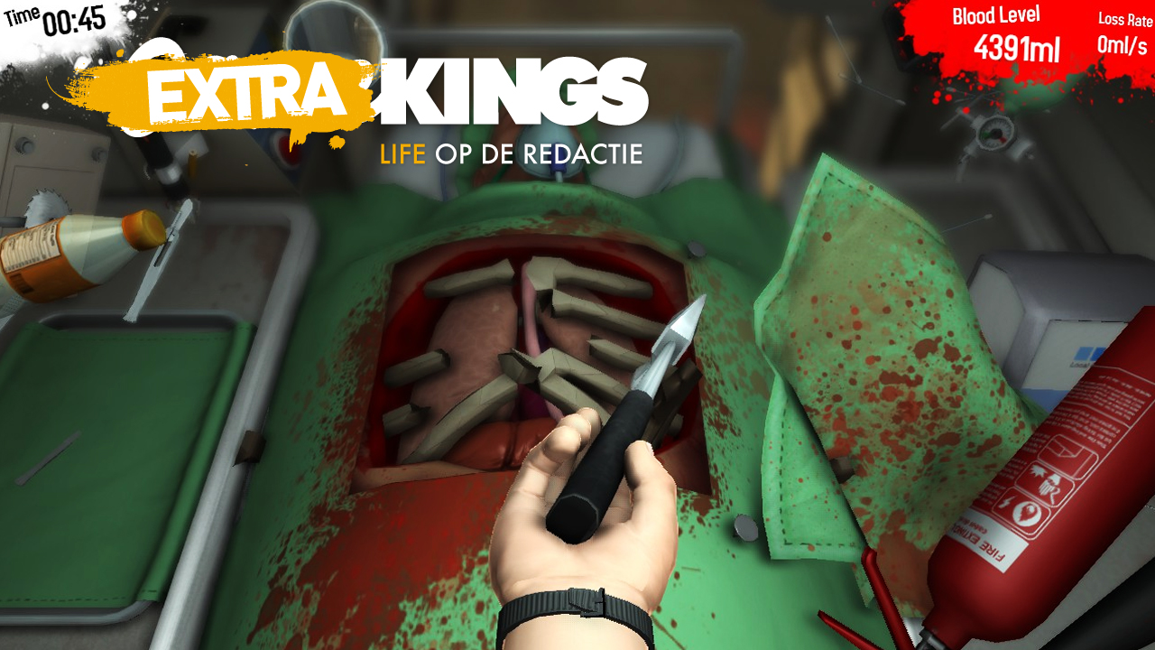 Gamekings Extra: Nino daagt de redactie uit in Surgeon Simulator