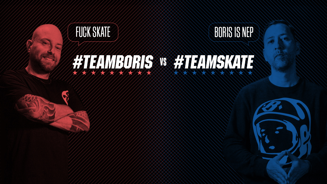Boris vs Skate: De eerste battle