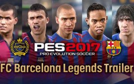 legendes van FC Barcelona zijn speelbaar in PES 2017