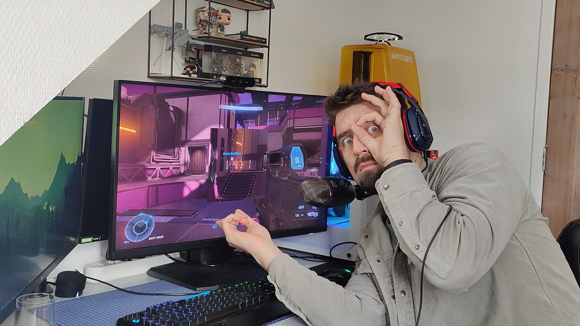 Will Daan become a pro with the MSI Optix MPG321QRF monitor?