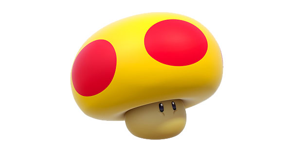 Nieuwe Super Mario 3d World Artwork Toont De Mega Mushroom Power Up