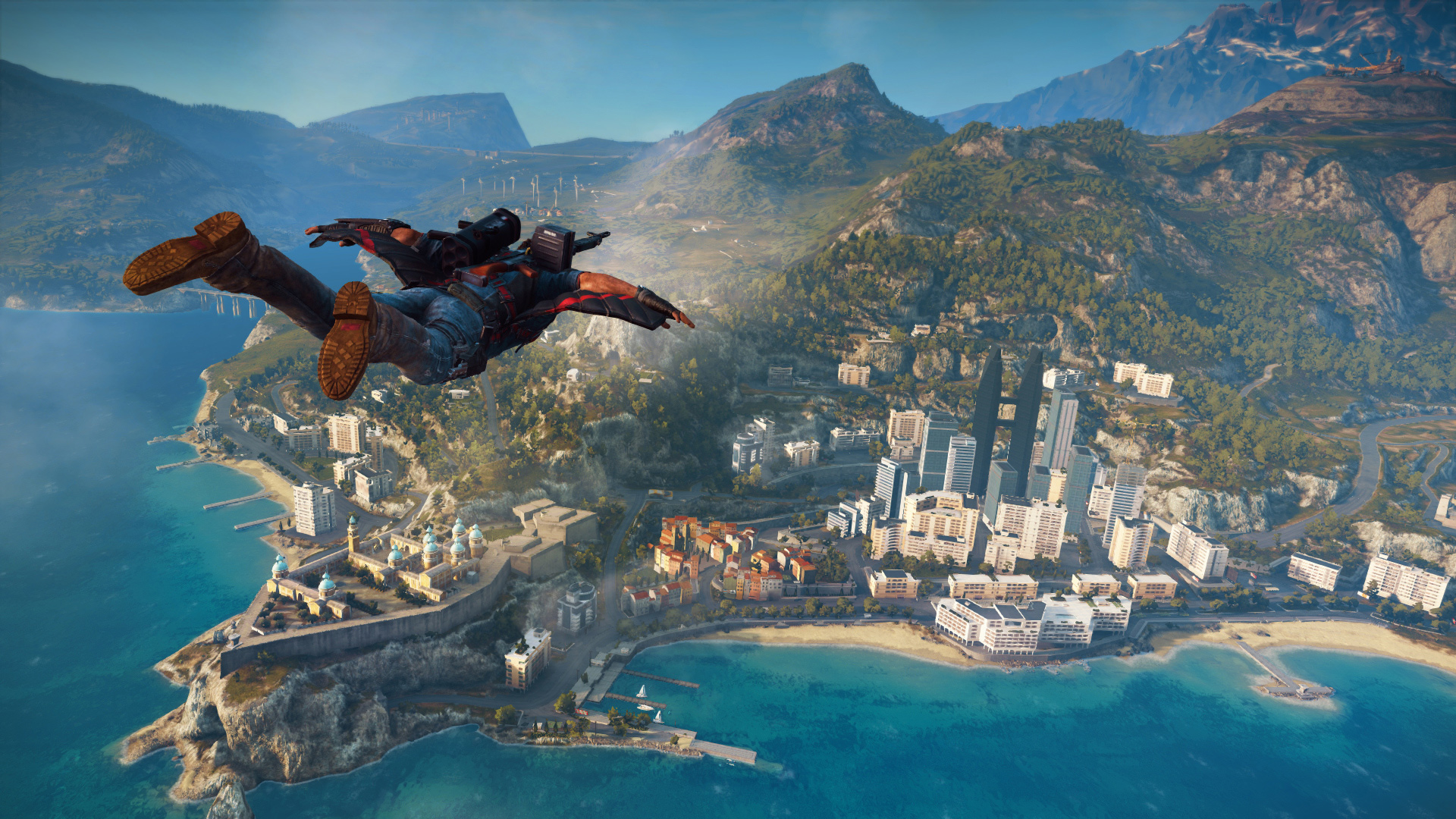 Just coast. Just cause 3. Игра just cause 3. Ди Равелло. Just cause 3 провинция Либеккио.